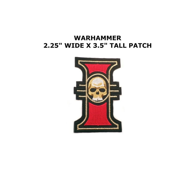 VeIc.Inquisition Logo Symbol Warhammer 40,000 3.5 Inches Patch Hook Fastener